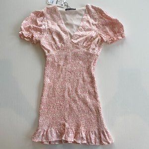 ZARA DRESS NEVER WORN WITH TAG Pink Floral Dress